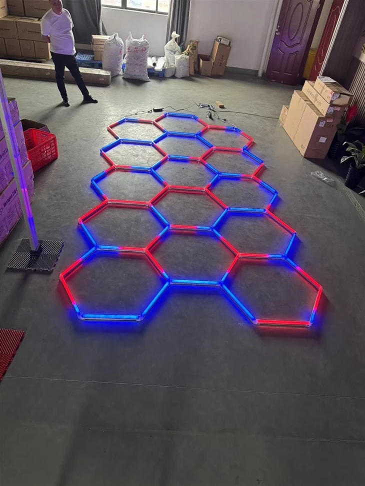 Hexagon Lights Rgb Sync With Music factory